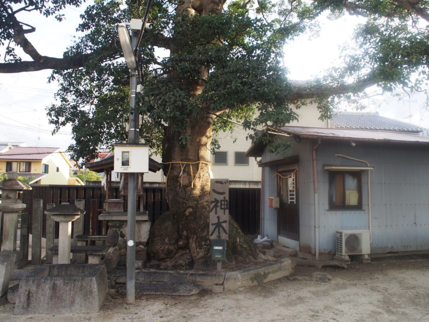 櫟谷七野神社の社務所