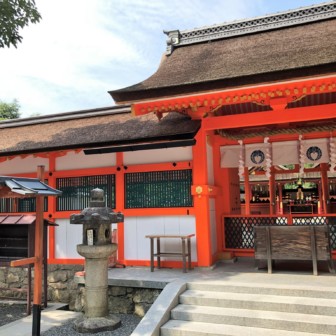吉田神社の拝殿